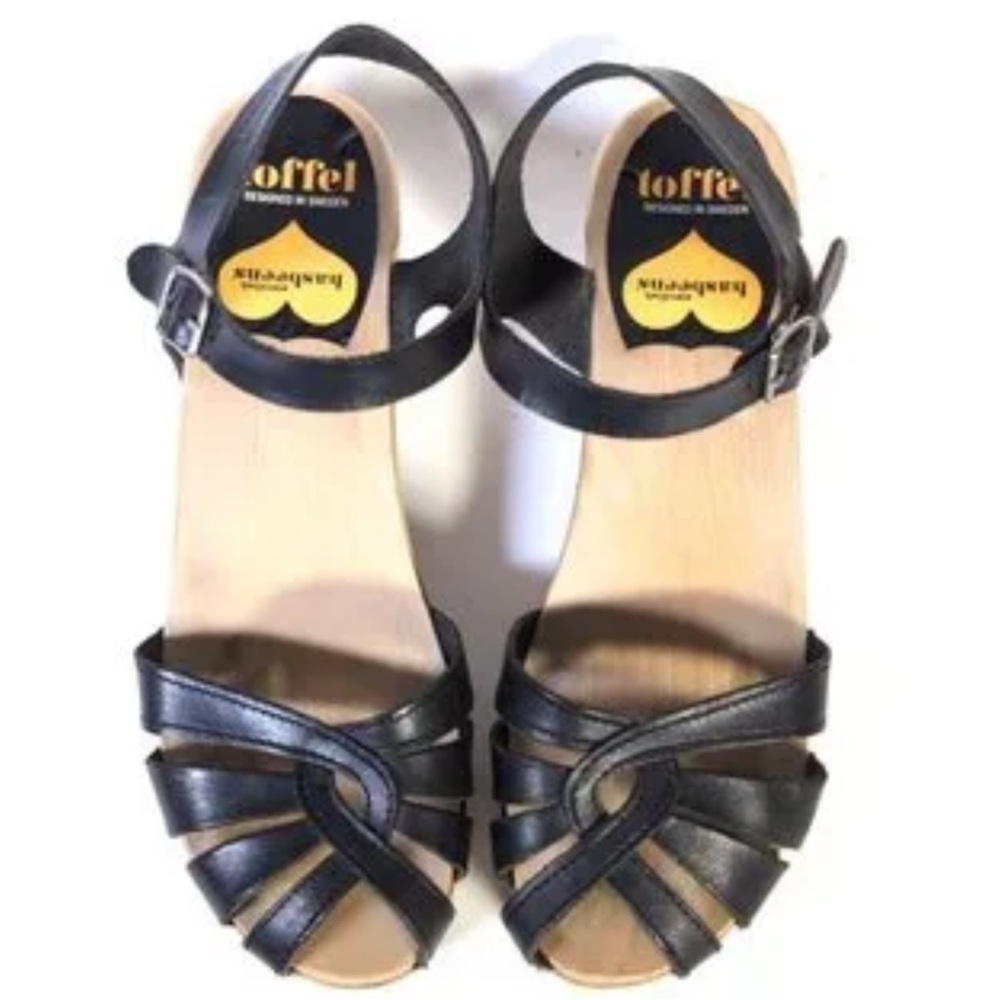 VINTAGE Swedish Hasbeens Toffel Sandals